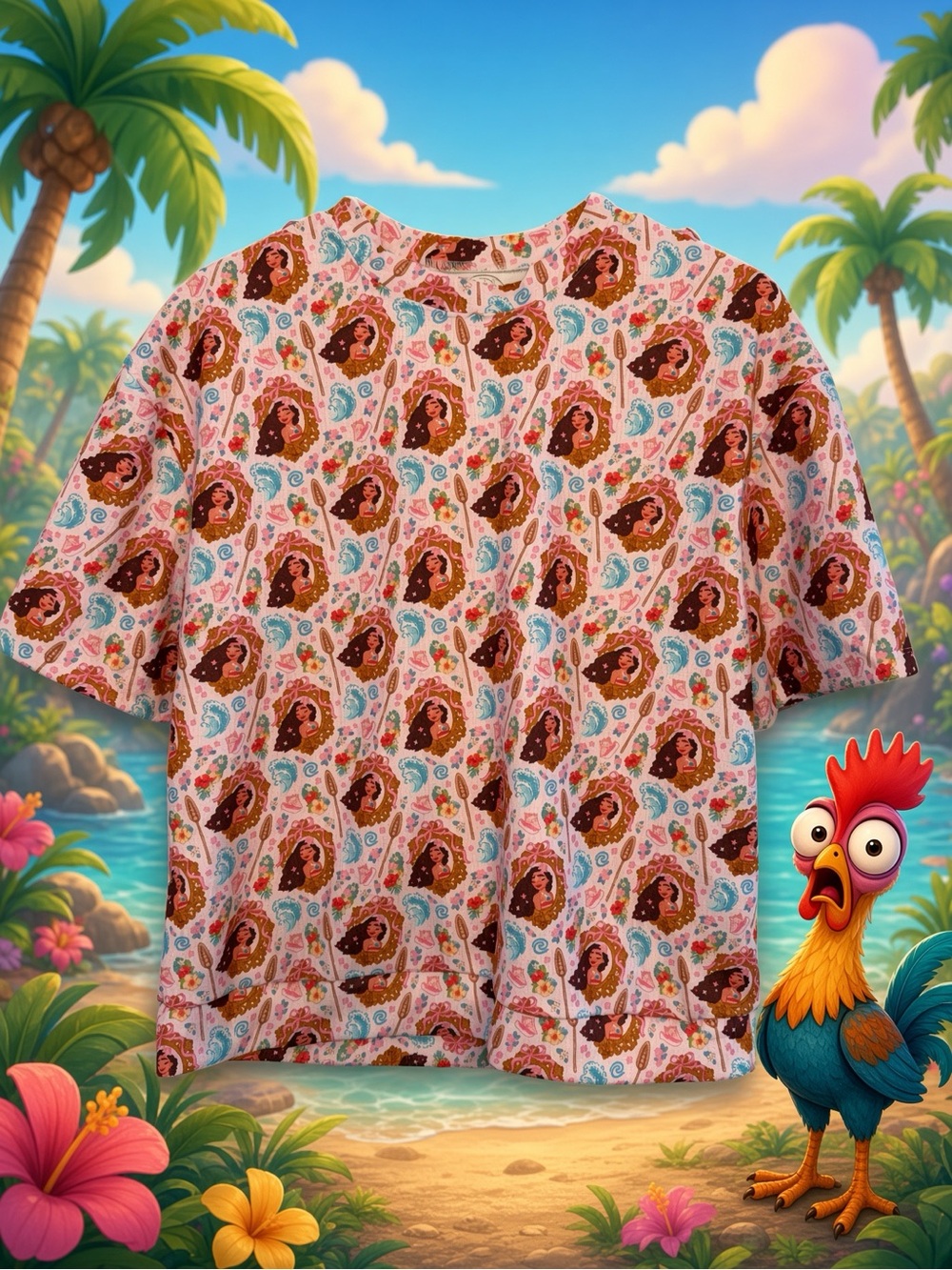 Moana Waffle Set